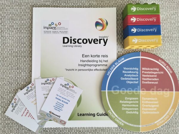 Insights Discovery pakket Boek een korte reis en leermaterialen